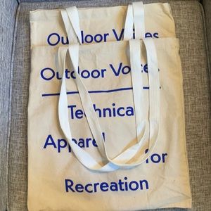 2 Outdoor Voices Signature Tote Bags